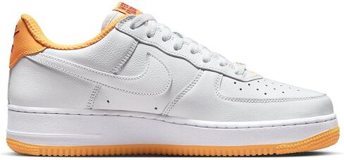 حذاء Nike Air Force 1 Low Retro QS أبيض/أبيض-ذهبي جامعي (DX1156 101) - 10 in Kuwait