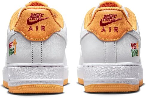 حذاء Nike Air Force 1 Low Retro QS أبيض/أبيض-ذهبي جامعي (DX1156 101) - 10 in Kuwait