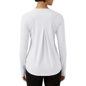 ZHENWEI Women Long Sleeve Shirts UPF 50+ Uv Sun Protection Tops Workout Athletic Golf Running Gym Rash Guard