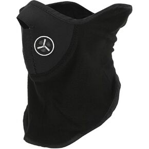 Alomejor Half Face Mask Windproof Anti Dust Winter Cycling Mask for Motorcycle Outdoor Skiing