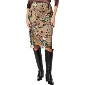 تنورة بيجونيا للسيدات من Vince مُزينة بالترتر in Kuwait