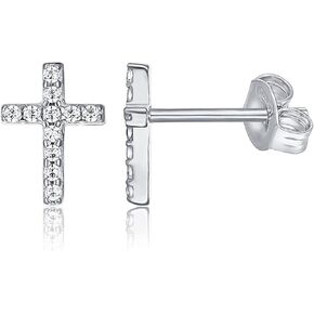 Stainless Steel Christian Cross Wedding Party Hodliay Religious Stud Earrings in Saudi Arabia