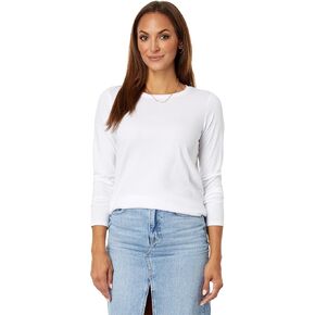 تي شيرت Madewell Northside Vintage بأكمام طويلة باللون الأبيض البصري SM (للسيدات 2-4) in Saudi Arabia