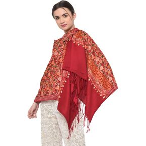 شالات منسوجة من ويفرز فيلا كشميري آري مطرزة بالكاشميلون، شالات -SH-113 in Kuwait
