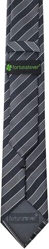 fortunatever Mens Handmade Tie,Classical Extra Long Neckties+Gift Box in Kuwait