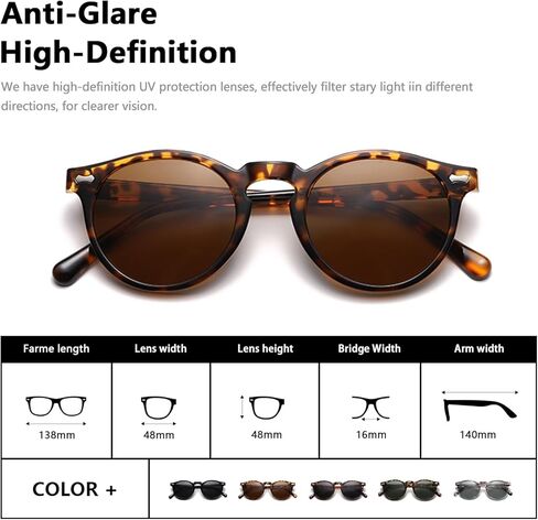 نظارات شمسية مستقطبة كلاسيكية من WMAO للرجال والنساء حماية من الأشعة فوق البنفسجية 400، نظارات عصرية كلاسيكية in Kuwait