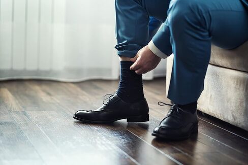 Royal Toe Crew Casual Athletic Dress Socks for Men - Classic Black - Cushioned with Superior Comfort in Saudi Arabia