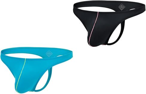 ZAIGGUT Men's Thong G-String Underwear Low Rise T-Back Under Bulge Pouch Sexy Thongs in Saudi Arabia