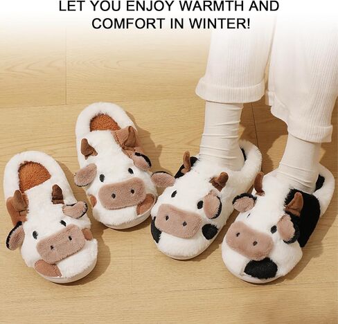 شباشب TOPALL للنساء والرجال، شباشب مطرزة زغبية مطورة، شباشب مريحة للأزواج، شباشب مريحة مضادة للانزلاق، شباشب عيد الميلاد للداخل والخارج in Kuwait