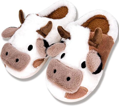 شباشب TOPALL للنساء والرجال، شباشب مطرزة زغبية مطورة، شباشب مريحة للأزواج، شباشب مريحة مضادة للانزلاق، شباشب عيد الميلاد للداخل والخارج in Kuwait