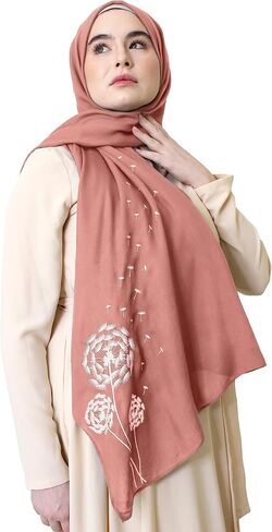 HEADED SOMEWEAR Dandelion Modal Hijab - Design Printed Hijab in Saudi Arabia