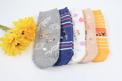 اوكي اوكي جوارب هدية للنساء - شخصية كرتونية فنية على شكل قطة وكلب | هدايا الكريسماس للنساء in Kuwait