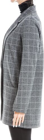 Max Studio Women's Long Double Knit Single Button Jacket in Saudi Arabia