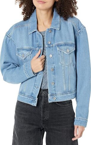 PAIGE Women's Blythe Jacket Puff Sleeve in Saudi Arabia
