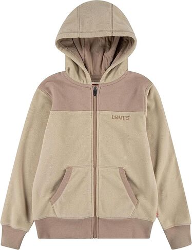 Levi's® Boy's Logo Full Zip Hoodie (Big Kids) in Saudi Arabia