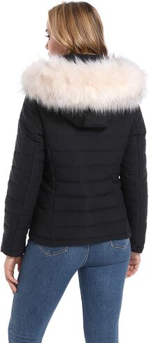Women Warm Winter Faux Fur Parka Jacket Puffer Coat Womens Winter Jackets Coats For Women Fashion in Kuwait