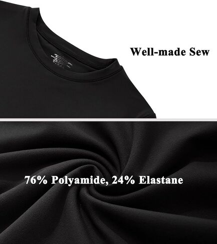 OMKAGI Double Lined Slim Fit T Shirts for Women Short Sleeve Crew Neck Crop Top in Saudi Arabia