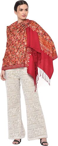 شالات منسوجة من ويفرز فيلا كشميري آري مطرزة بالكاشميلون، شالات -SH-113 in Kuwait