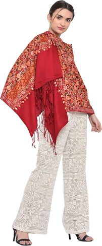 شالات منسوجة من ويفرز فيلا كشميري آري مطرزة بالكاشميلون، شالات -SH-113 in Kuwait