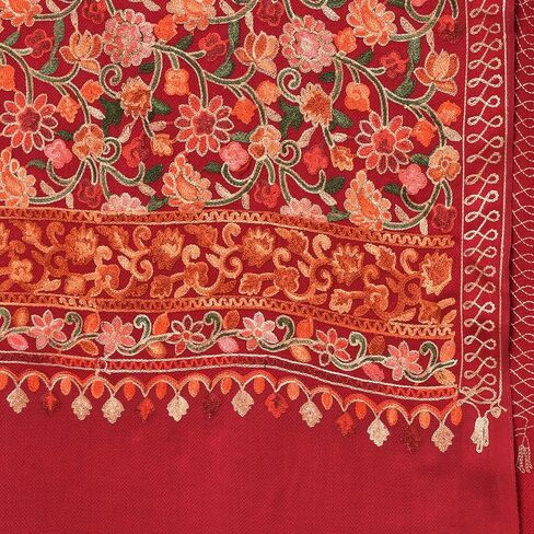 شالات منسوجة من ويفرز فيلا كشميري آري مطرزة بالكاشميلون، شالات -SH-113 in Kuwait