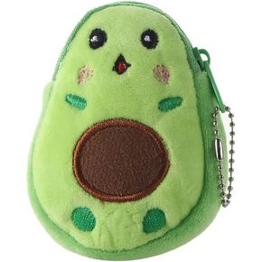 Women's Coin Purses and Pouches | Green Plush Purses Fashion Children Small Coin Purse Cute Avocado Plush Purses Kids Key Case Bag Money Pouch for Women Boys Girls Mini Handbag in Saudi Arabia