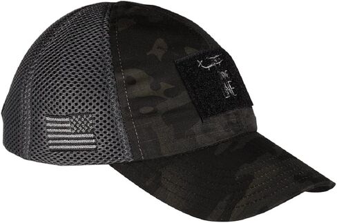 قبعة شبكية من Nine Line Kryptek مصنوعة في الولايات المتحدة الأمريكية مع شعار Drop Line - علم الولايات المتحدة الأمريكية in Kuwait