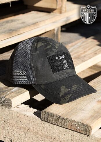 قبعة شبكية من Nine Line Kryptek مصنوعة في الولايات المتحدة الأمريكية مع شعار Drop Line - علم الولايات المتحدة الأمريكية in Kuwait