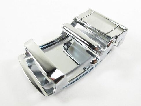 Pelgio Genuine Stingray Skin Leather Stainless Steel Auto Locking Buckle for Flat Belt in Kuwait