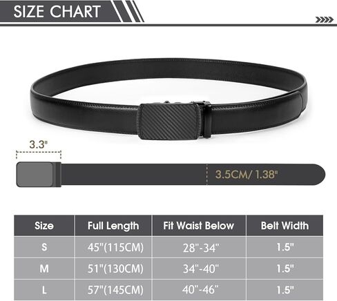 BELTROAD Mens Reversible Leather Belts, Casual Golf Dress Belt for Men Pants, 2 Sides Wear Belt in Kuwait