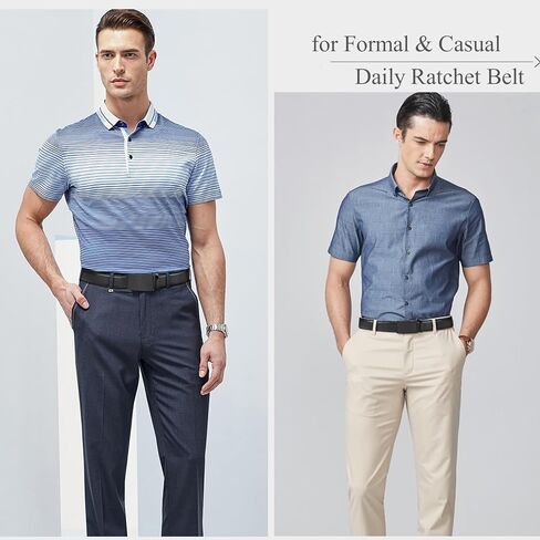 BELTROAD Mens Reversible Leather Belts, Casual Golf Dress Belt for Men Pants, 2 Sides Wear Belt in Kuwait