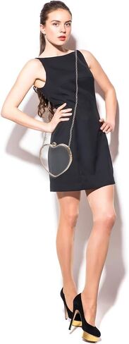 JAMBHALA Acrylic Heart Clutch Bag Mini Clear Evening Handbag with Detechable Chain for Women in Saudi Arabia