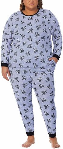 Disney Womens 2 Piece Cozy Pajama Set in Saudi Arabia