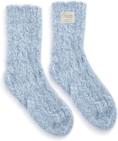 Giving Soft Blue One Size Fits Most Acrylic and Polyester Fabric Socks, Soft Blue, One size in Saudi Arabia