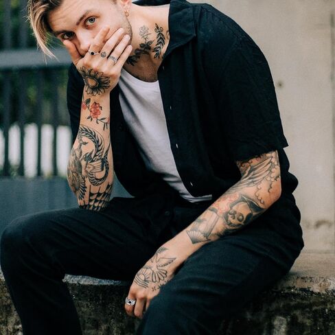 Masedy 28 قطعة خواتم الشرير خمر للرجال خواتم القوطية باردة رجالي ثعبان خاتم على شكل جمجمة Signet الفرقة حلقة خواتم السائق الرجعية حزمة in Kuwait