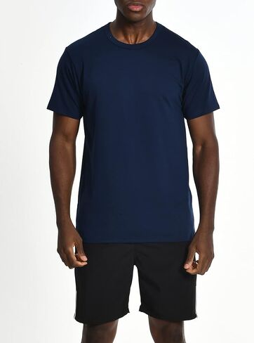 تي شيرت رياضي رجالي من Comfneat مكون من 4 قطع سريع الجفاف ورقبة دائرية ملابس داخلية ماصة للعرق in Kuwait