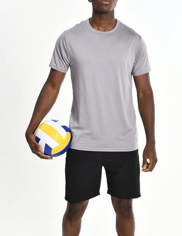 تي شيرت رياضي رجالي من Comfneat مكون من 4 قطع سريع الجفاف ورقبة دائرية ملابس داخلية ماصة للعرق in Kuwait