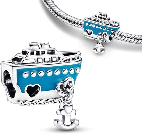 PAGOGO Mom Love Heart Charms 925 الفضة الاسترليني مع زركونيا مكعب للنساء الأساور والقلائد، هدية عيد ميلاد عيد الأم للنساء الفتيات in Kuwait