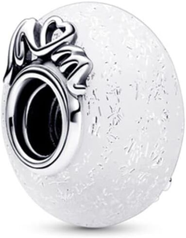 PAGOGO Mom Love Heart Charms 925 الفضة الاسترليني مع زركونيا مكعب للنساء الأساور والقلائد، هدية عيد ميلاد عيد الأم للنساء الفتيات in Kuwait