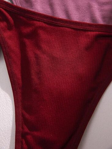 GORGLITTER Women's Plus 7 Pack G String Thongs Low Rise Panties Underwear in Saudi Arabia
