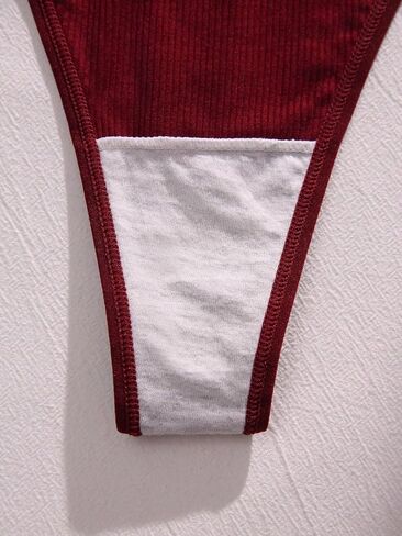 GORGLITTER Women's Plus 7 Pack G String Thongs Low Rise Panties Underwear in Saudi Arabia