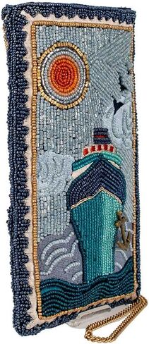 Mary Frances Crossbody Phone Bag Featuring On Board & Midnight Cruise, Perfect for Storing Credit Cards, Phone, & Keys in Saudi Arabia