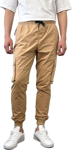 Southpole Men's Lightweight Quick Dry Cargo Nylon Jogger Pants in Saudi Arabia