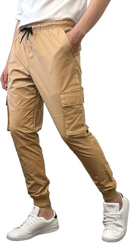 Southpole Men's Lightweight Quick Dry Cargo Nylon Jogger Pants in Saudi Arabia