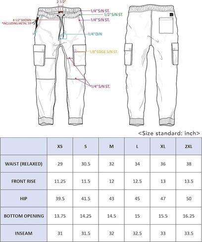 Southpole Men's Lightweight Quick Dry Cargo Nylon Jogger Pants in Saudi Arabia