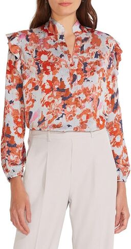 NIC+ZOE Women's Pressed Petals Top in Saudi Arabia