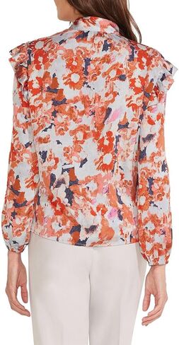 NIC+ZOE Women's Pressed Petals Top in Saudi Arabia