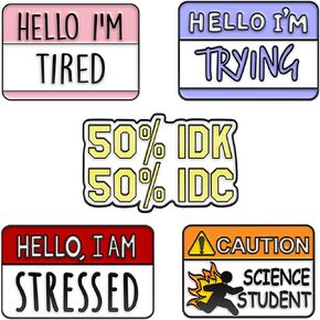 Anime Enamel Pins Set,Funny Brooch Pins for Backpack Jacket Clothes,Cartoon Lapel Badges,Button Aesthetic Pins Bulk
