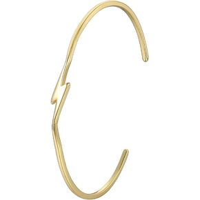 Lit Wall Opal Bangle Bracelet for Women 18K Gold Plated Adjustable Minimalist Gold Opal Bracelet Cuff Bracelet for Women