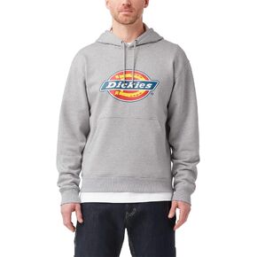 Dickies mens Dickies Men's Tricolor Dwr Pullover Fleece Hooded Sweatshirt, Heather Gray, Large US in Saudi Arabia