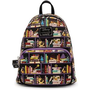 Loungefly Disney Villains Books Womens Double Strap Shoulder Bag Purse, One Size, Multi in Saudi Arabia